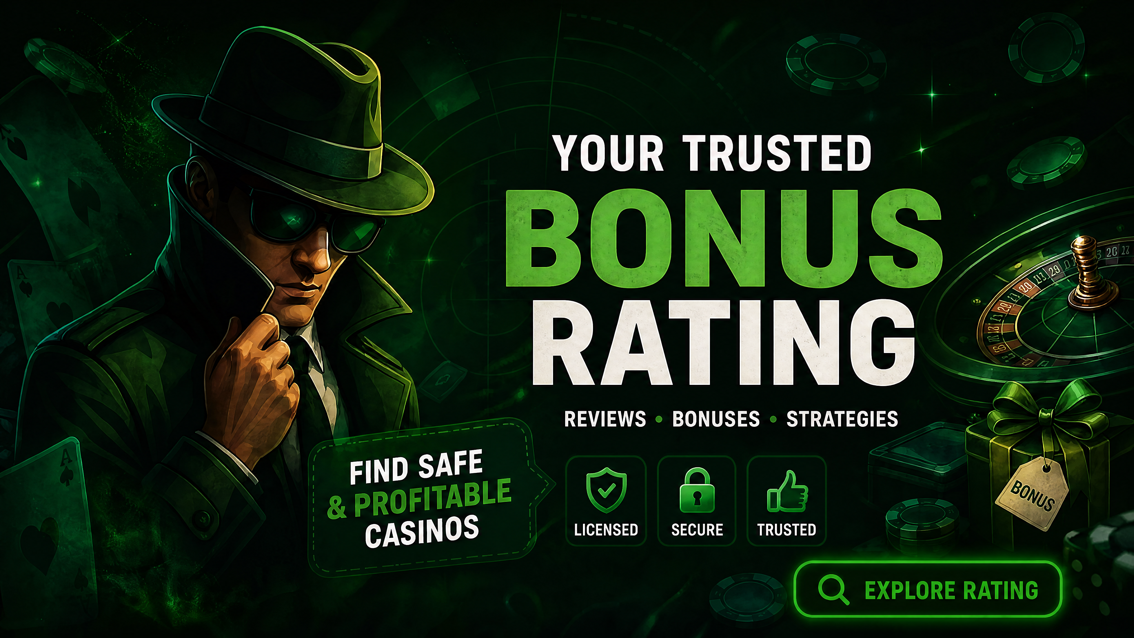 Clasificación de bonos de Spy-Casino